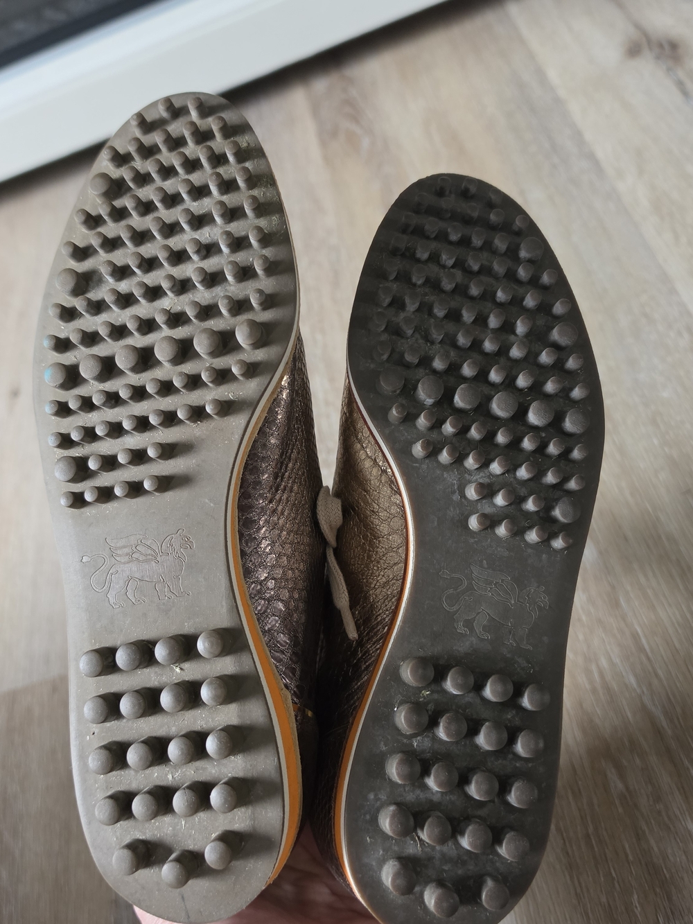Royal Albartross Metallic Bronze Rose Gold Spikeless Golf Shoes EU 36.5 (US 6) - Picture 8 of 9
